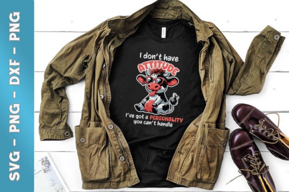 I Don’t Have Attitude Funny SVG Graphics for Crafts