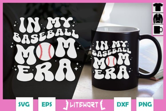 In My Baseball Mom Era Funny SVG for Crafts