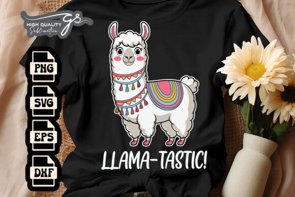 Llama-Tastic Funny Llama SVG for Crafts and Graphics