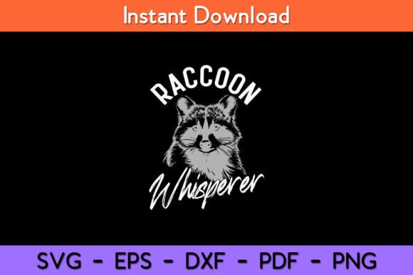 Raccoon Street Cat Funny Svg Design for Crafts and Graphics
