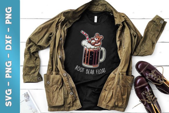 Root Bear Float Funny SVG for Crafts and Graphics
